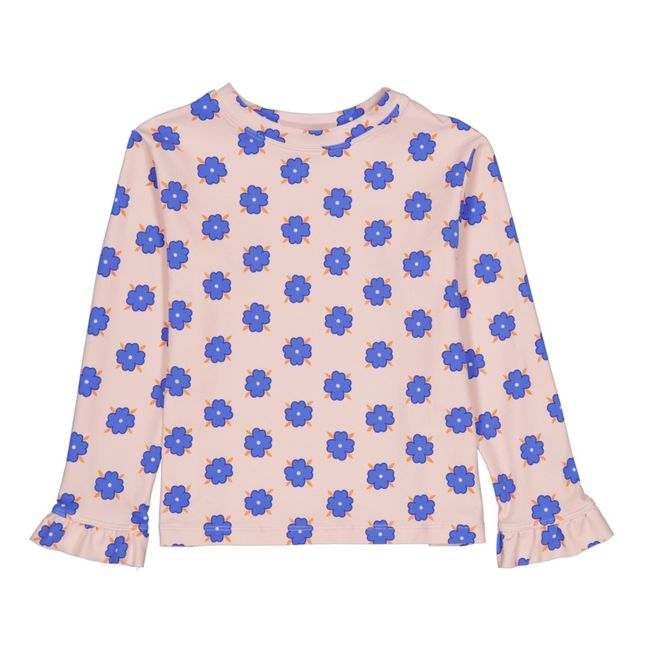 Anti UV Cornflower T-Shirt | Pale pink