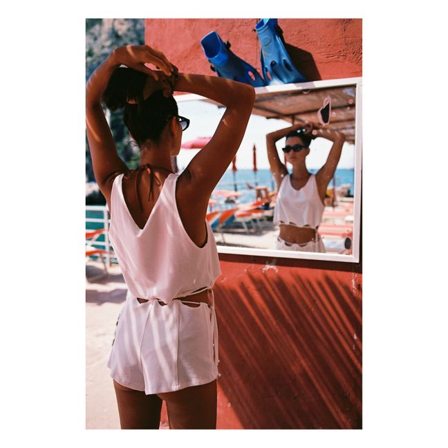 Costa Terry Cloth Shorts | Bianco