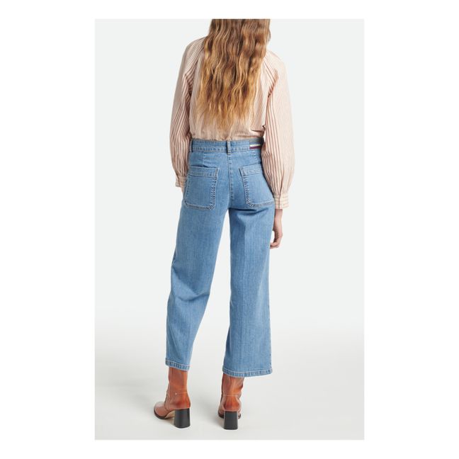 Pantalón vaquero recto Helias | Azul índigo