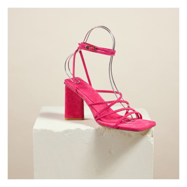 Iva Sandals | Fluorescent pink
