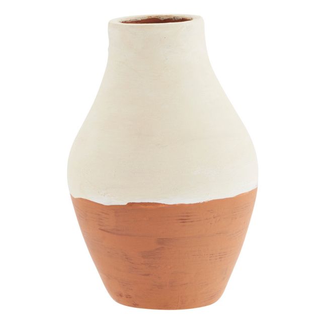 Vase aus Terrakotta  | Seidenfarben