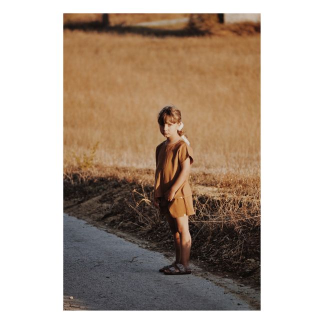 T-Shirt Coton Bio Natalia | Marron