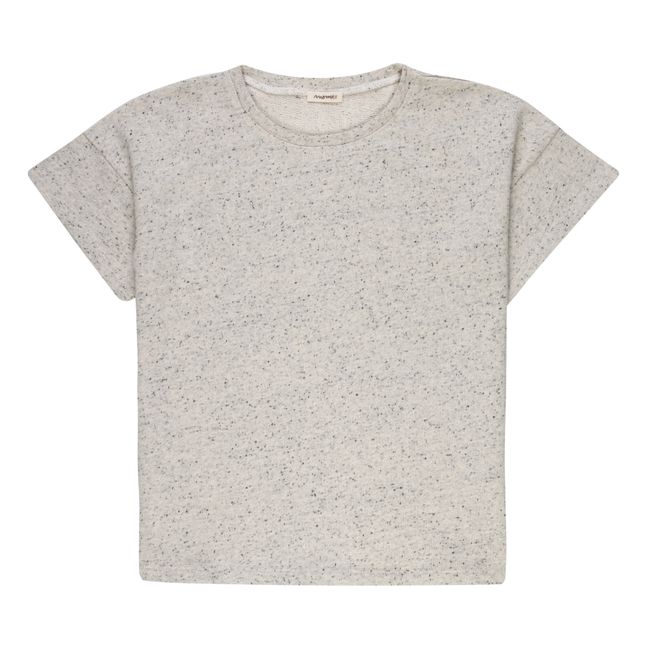 Romeu Organic Cotton T-shirt | Gris Jaspeado