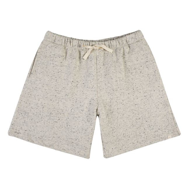 Short Molleton Coton Bio Eça | Gris chiné