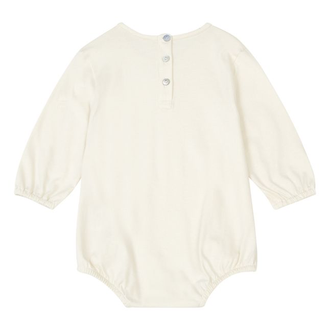 Pelele de algodón ecológico Pascoal | Crema