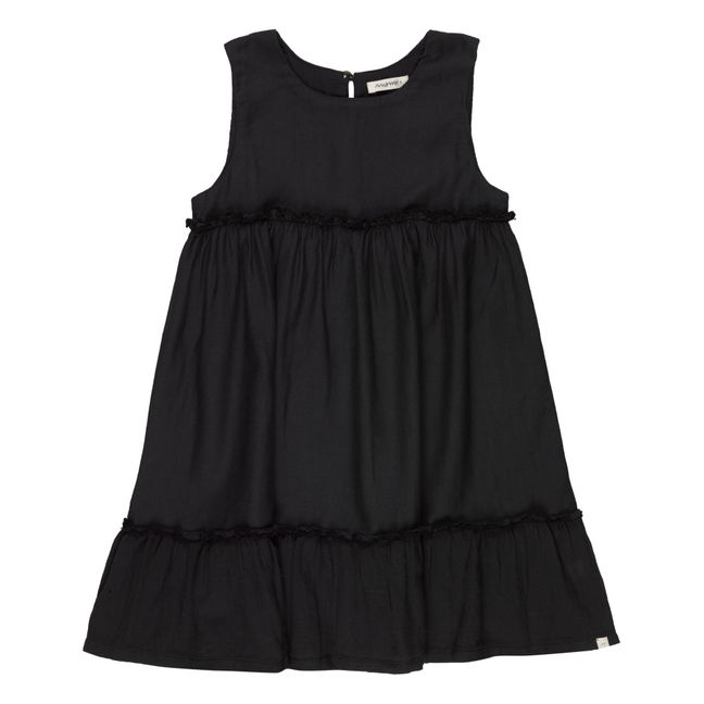 Robe Coton Bio Ermelinda | Noir
