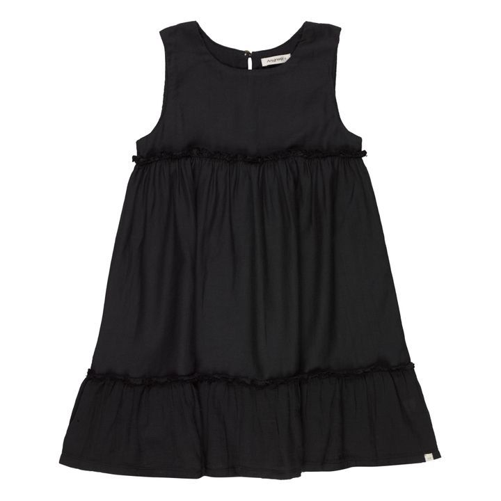 Ermelinda Organic Cotton Dress | Schwarz- Produktbild Nr. 0