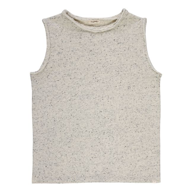Débardeur Molleton Coton Bio Joan | Gris chiné