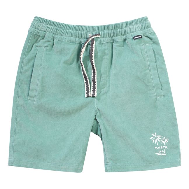 Beachcord Fleece Shorts | Verde Menta