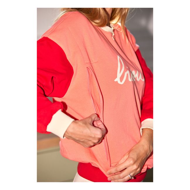 Bisou x Mathilde Cabanas Nursing Sweater | Rosa