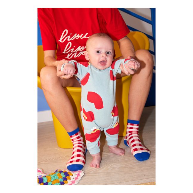 T-Shirt d'Allaitement Plein de Bisous x Mathilde Cabanas | Rojo