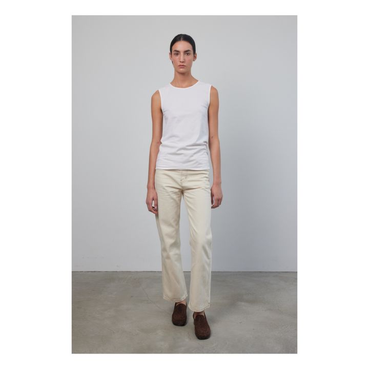 Column Tank Top | Chalk- Imagen del producto n°1