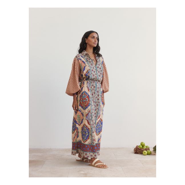 Vestito Maxi smock Clementine | Crema
