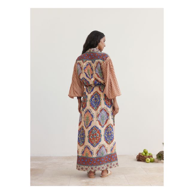 Vestito Maxi smock Clementine | Crema