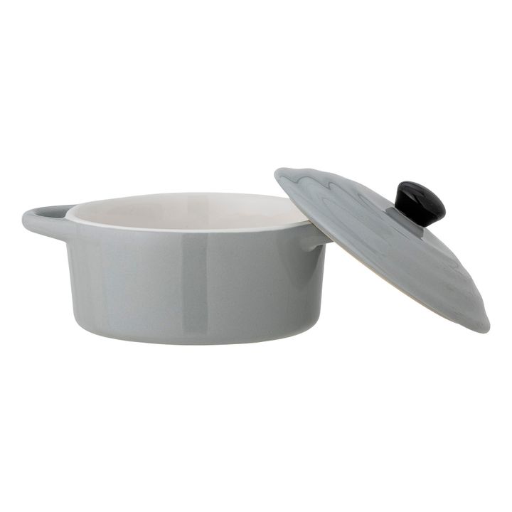 Stoneware serving dish | Grey- Product image n°2