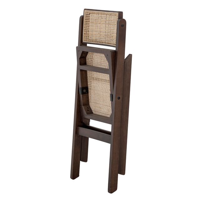 Silla de mimbre Loupe | Marrón
