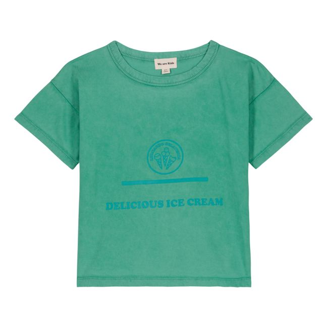 T-Shirt Dylan Coton Bio | Chromgrün