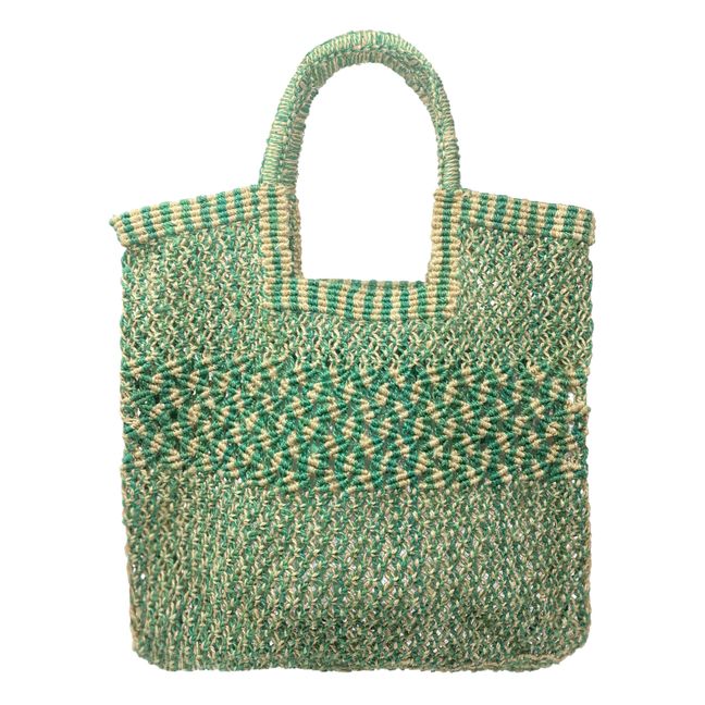Stella Large Basket Bag | Grün