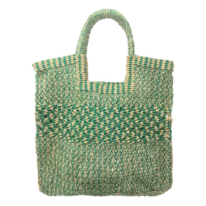 Stella Large Basket Bag | Grün- Produktbild Nr. 0