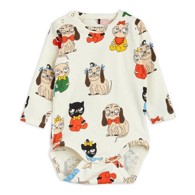 Body Coton Bio Minibabies | Ecru