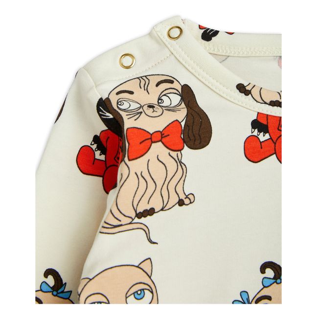 Body Coton Bio Minibabies | Ecru