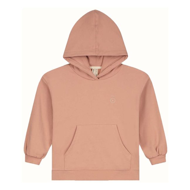 Hoodie Coton Bio | Rose