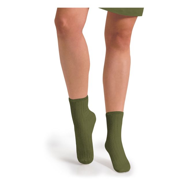 La Mini Socks | Verde oliva