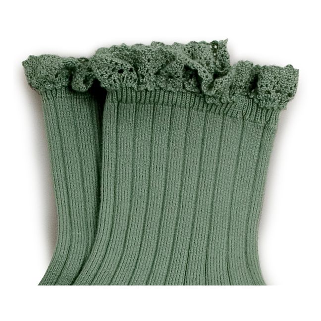 Chaussettes Lili | Vert d'eau