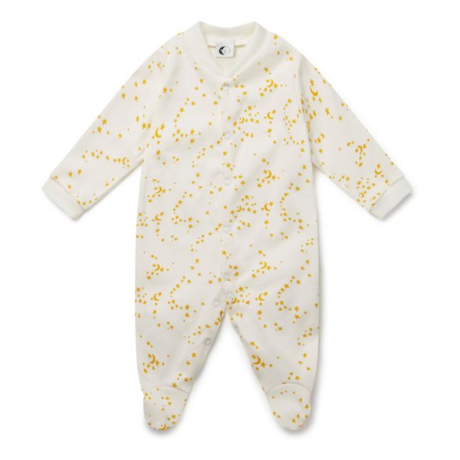 Pyjama Avec Pieds Starry Night | Weiß