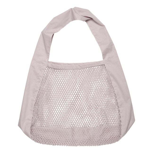 Bandolera de malla de algodón orgánico | Lila
