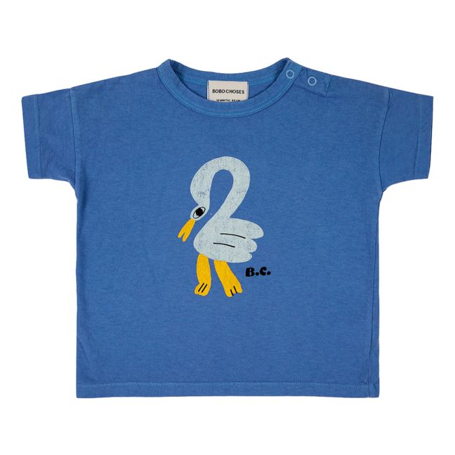 Pelican Organic Cotton T-Shirt | Azul