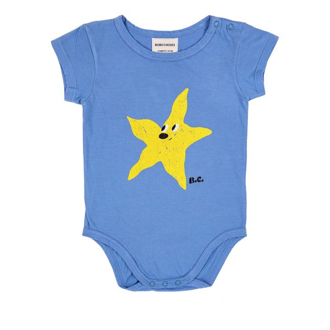 Body Coton Bio Etoile | Bleu