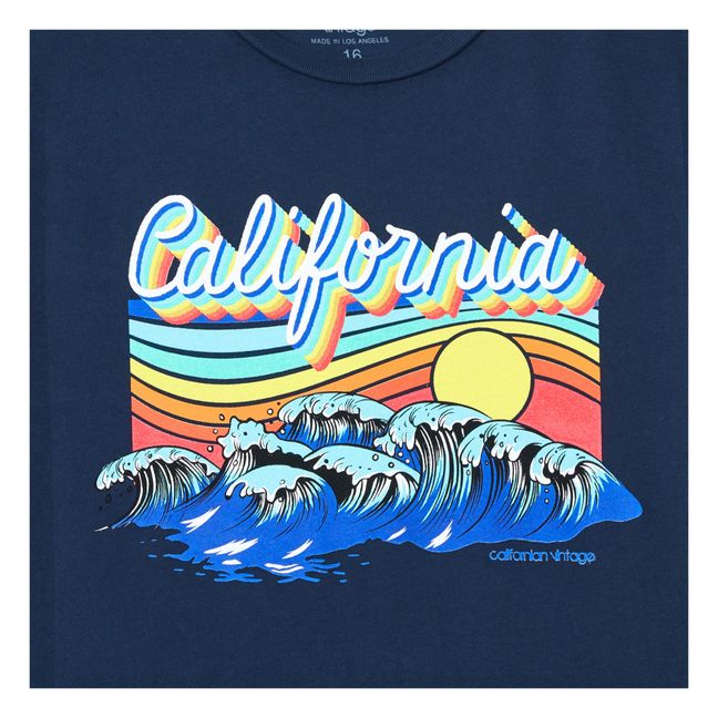 Camiseta Cali Wave | Azul Noche