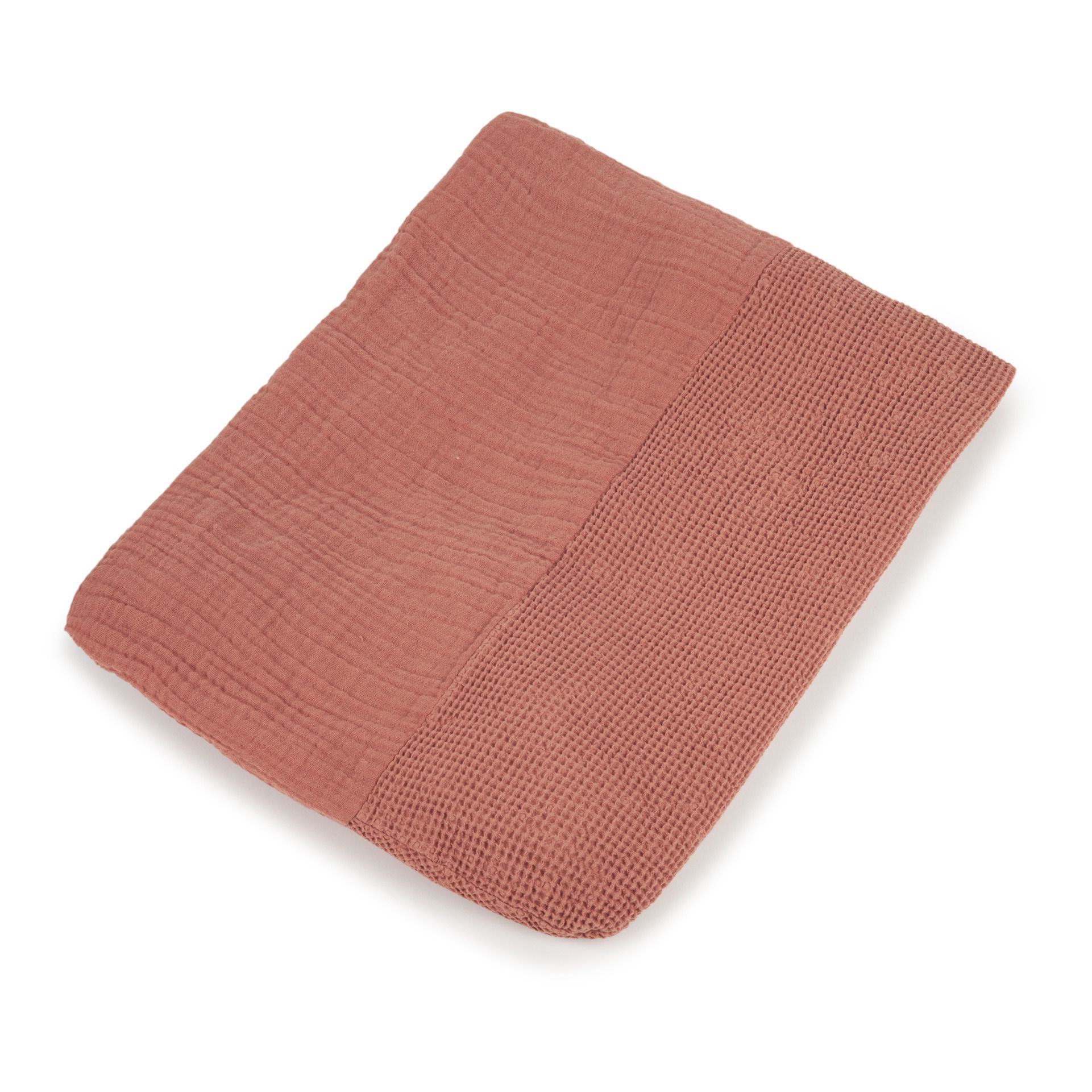 Nobodinoz Fasciatoio e Coprifasciatoio Wabi Sabi - Rosewood - 70x50x10 cm -  Cotone bio unisex (bambini)