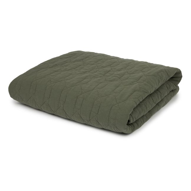 Wabi-Sabi Quilted Blanket | Khaki