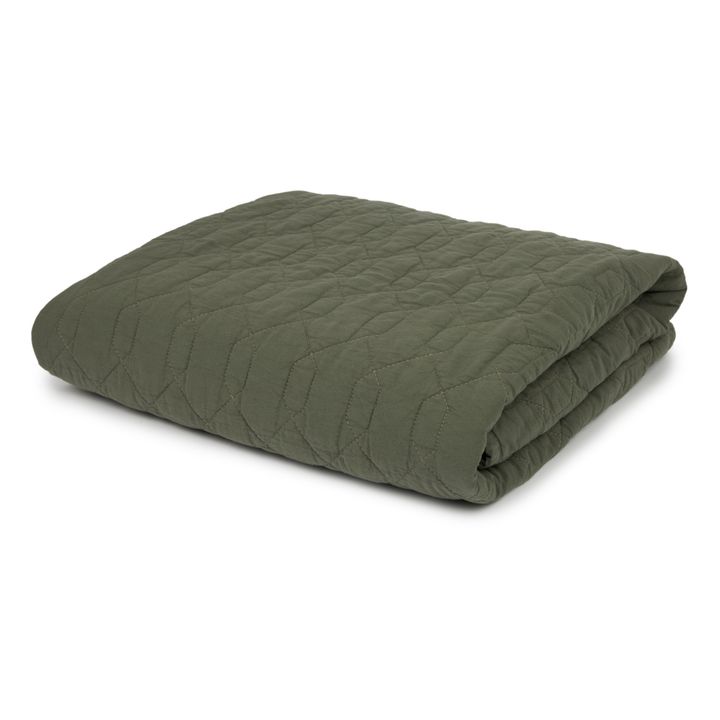 Wabi-Sabi Quilted Blanket | Khaki- Produktbild Nr. 0