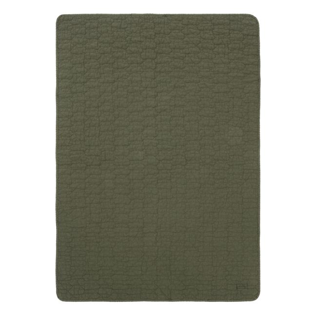 Wabi-Sabi Quilted Blanket | Khaki
