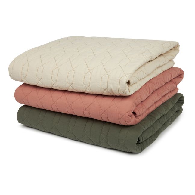 Wabi-Sabi Quilted Blanket | Khaki