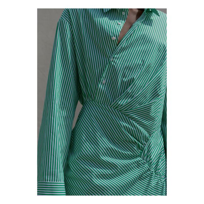 Dorthea Striped Dress | Verde