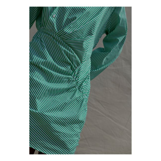 Dorthea Striped Dress | Verde