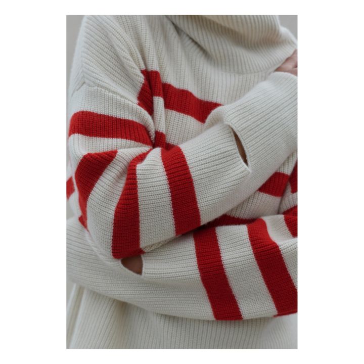 Pull Francisco Cachemire | Blanc- Image produit n°2