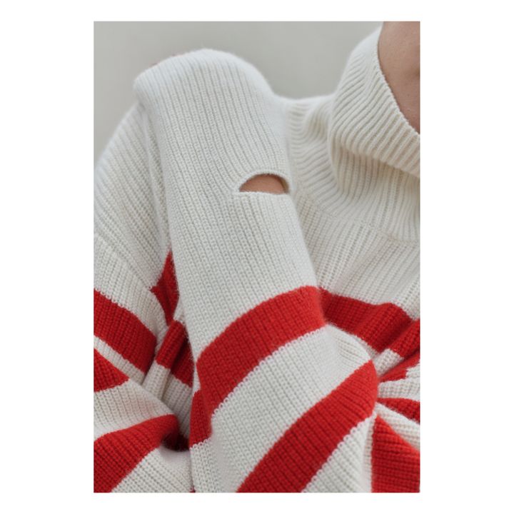 Pull Francisco Cachemire | Blanc- Image produit n°4
