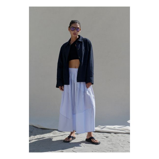 Gunilla Patchwork Skirt | Blu