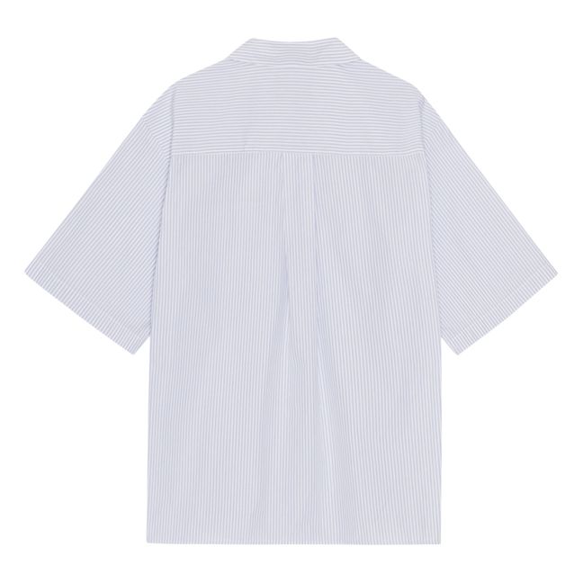 Heino Striped Shirt | Azul Cielo