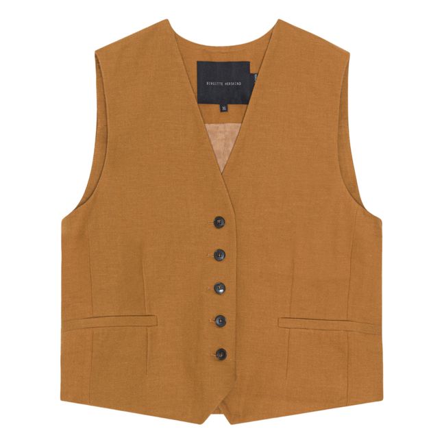 Mister Sleeveless Vest | Cinnamon