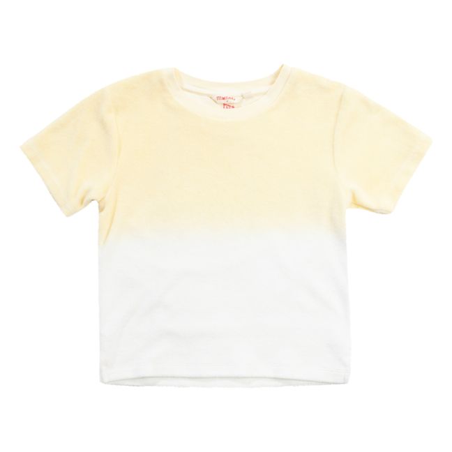 T-Shirt Eponge Marigold | Jaune pâle