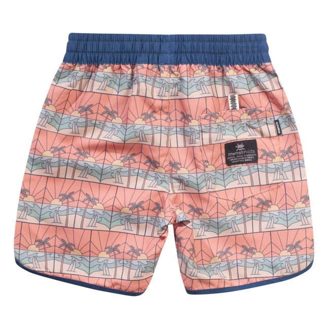 Paradise Recycled Polyester Swim Trunks | Navy blue