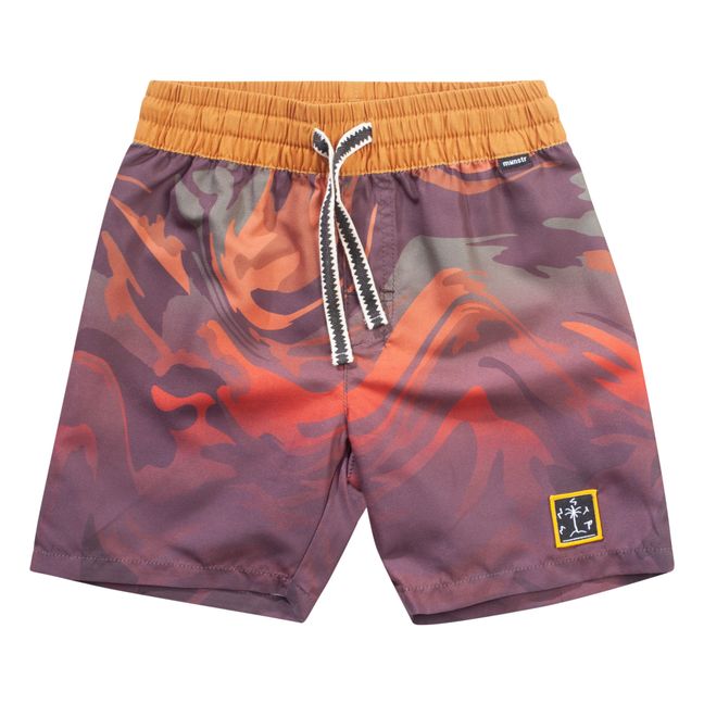 Camoglow Recycled Polyester Swim Trunks | Crimson