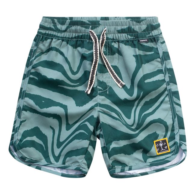 Smudgeit Recycled Polyester Swim Trunks | Mint Green