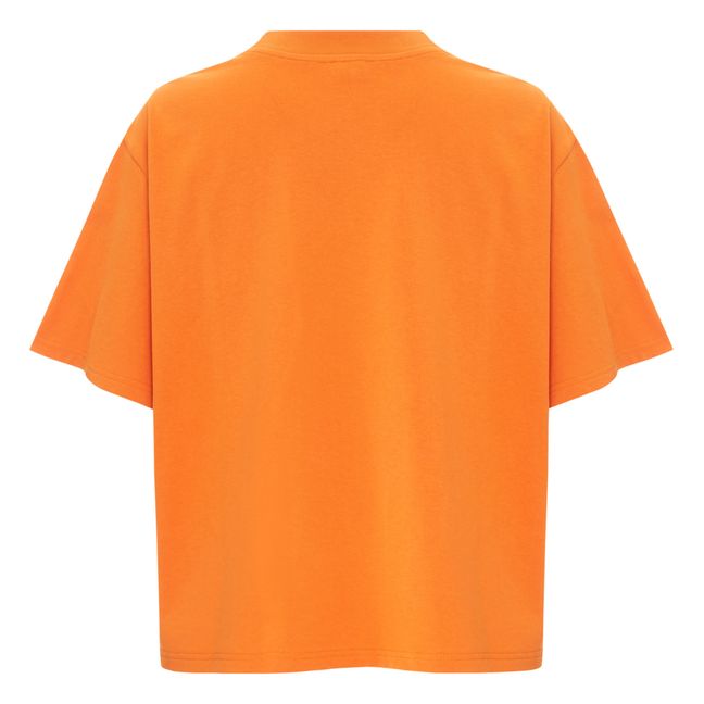 Camiseta de lactancia de algodón Oeko-Tex Tobby Golden Hour | Naranja